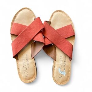 Matisse Bold Orange Slide Sandals